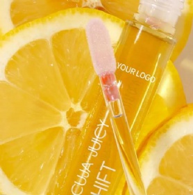 Custom Natural Hyaluronic Acid Lip Gloss Intensely Hydrating 5g Waterproof Liquid for Juicy Lips & Cheeks Private Label