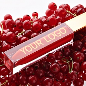 Customized Wholesales Long Lasting Waterproof Lip Gloss Vegan Vitamin E Private Label Cherry Matte Lip Stain