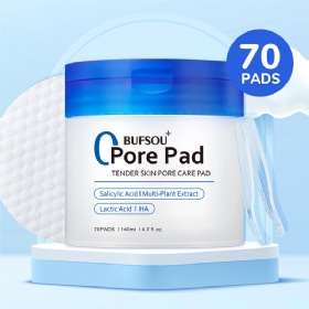 Private Label Korean Skin Care Organic Zero Pore Toner Pads Facial Toner Pads for Exfoliation and Minimizing Pore
