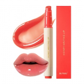 Private Label Moisturizing Organic Custom Logo Vegan Plumping Clear Lip Oil Tint Glow Balm Mirror Gloss Press-on Lipstick pen