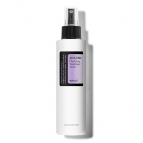 AHA/BHA Facial Exfoliating Spray for Whiteheads, Pores, & Uneven Skin, Korean Toner