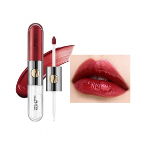 Two color Lip Gloss No-Sticky Lip Care Balm Fruit Flavoured Lip Oil For Dry Moisturizing Hydrating And Nourishing