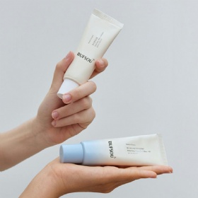 private label custom logo organic sun block sunscreen cream with color face skin korean tinted sunscreen spf 50