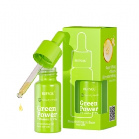 Nourishing oil face serum GREEN POWER Vitamin E