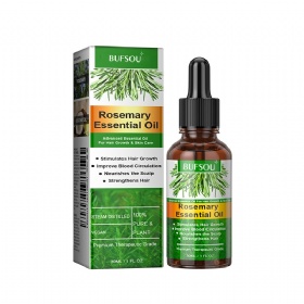 Hot Selling Organic Rosemary Essential Oil Anti Loss Regrowth Private Label Rosemary Oil Hair Growth Serum