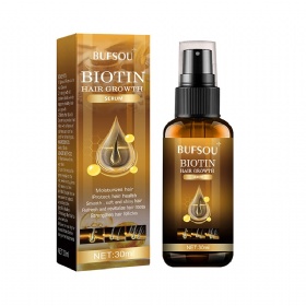 Biotin Hair Growth Serum Plant Extract Boost Hair Growth Prevent Loss Castor Oil Hair Growth Spray